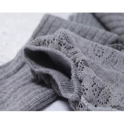 Japanese Style Wide Lace Over The Knee Stockings Women Limorista