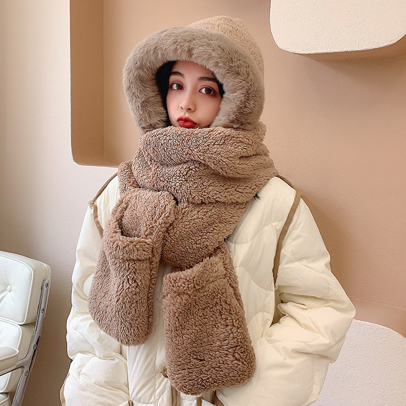 Bear ears scarf hat Limorista