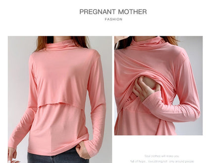 Bottoming Shirt With Modal Autumn Clothes Limorista