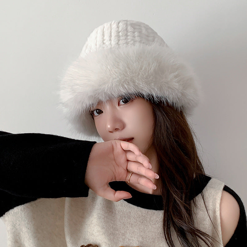 Velvet Hood Female Winter Korean Style Face Small Extra Thick Protection Limorista