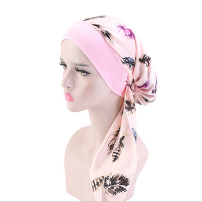 Stretch Hair Band Braid Hat Ethnic Style Fashion Scarf Muslim Ethnic Limorista