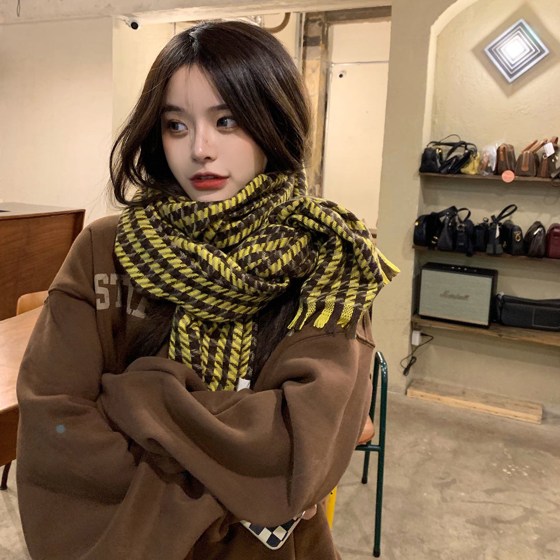 Korean Version Of All-match Student Shawl Warm Scarf Men Trendy Limorista