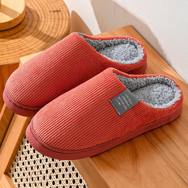 Home Indoor Wear-resistant Non Slip Cotton Slippers Limorista