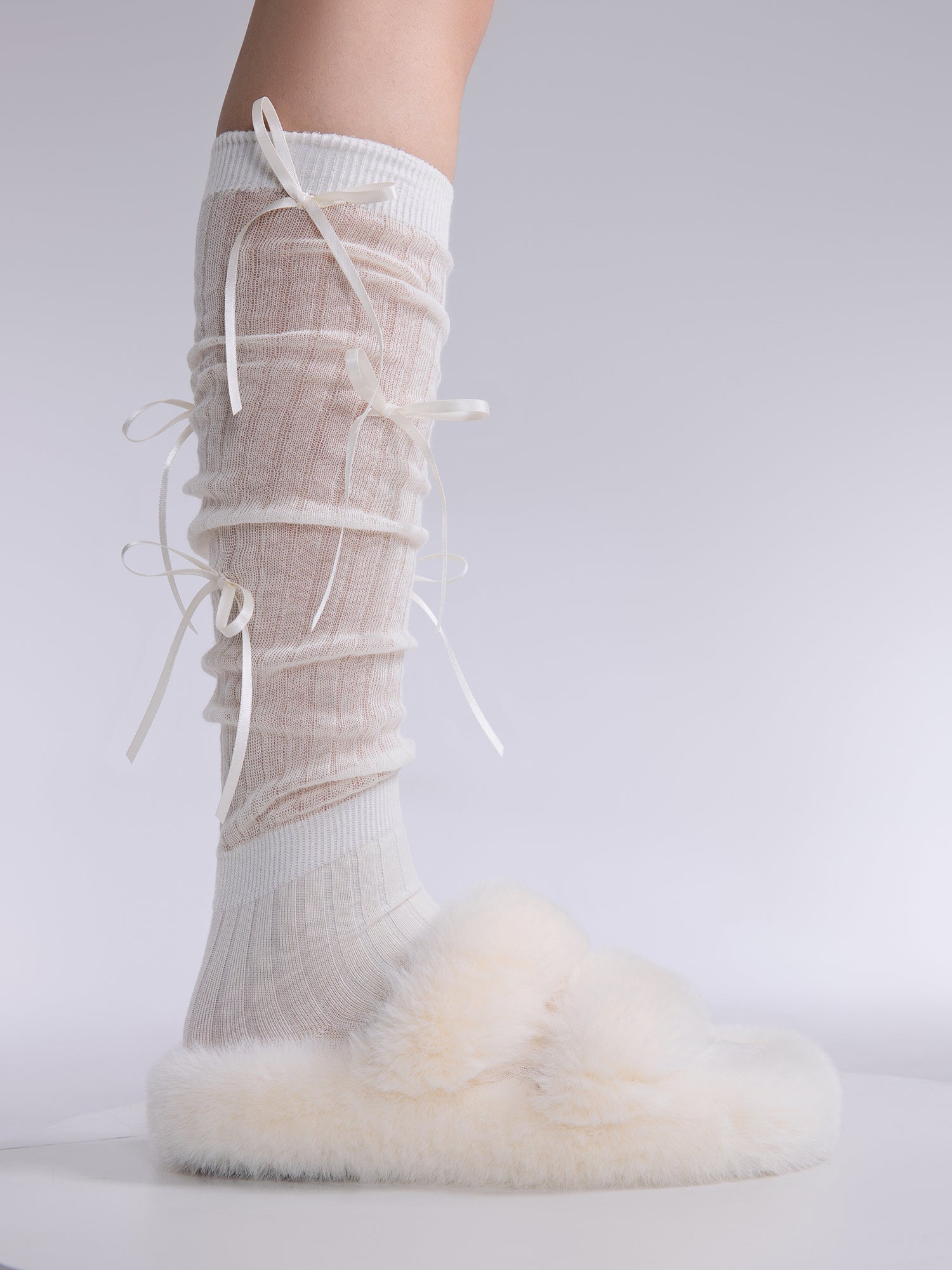 Korean Ballet Girl Butterfly Pile Socks Limorista
