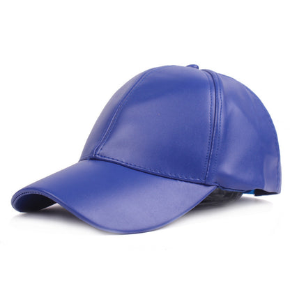 Leather peaked cap Limorista