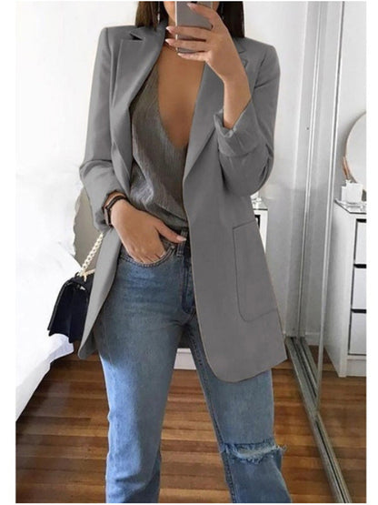 Long sleeve solid color cardigan Limorista