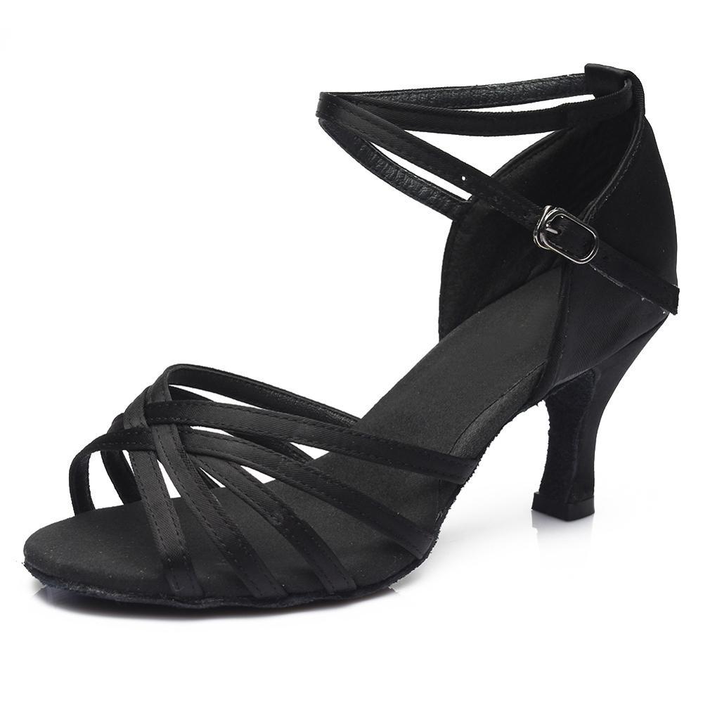 Indoor satin Latin dance shoes Limorista