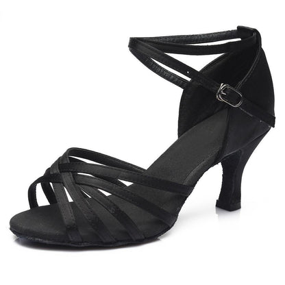 Indoor satin Latin dance shoes Limorista
