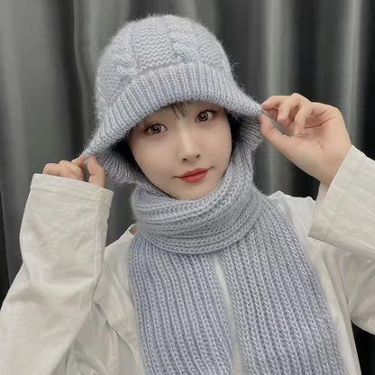 Hat Scarf Thickened Warm-keeping And Cold-proof Snow Hat Limorista
