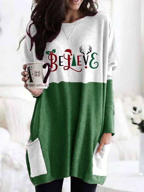 New Christmas Print Women&
