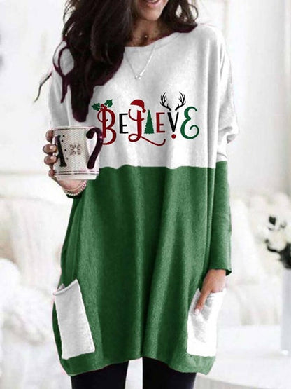 New Christmas Print Women&
