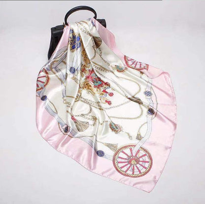 Digital Printed Square Silk Scarf Limorista