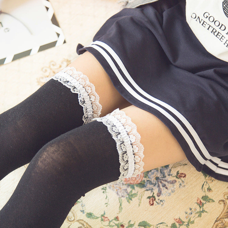 Lace over-the-knee stockings Limorista