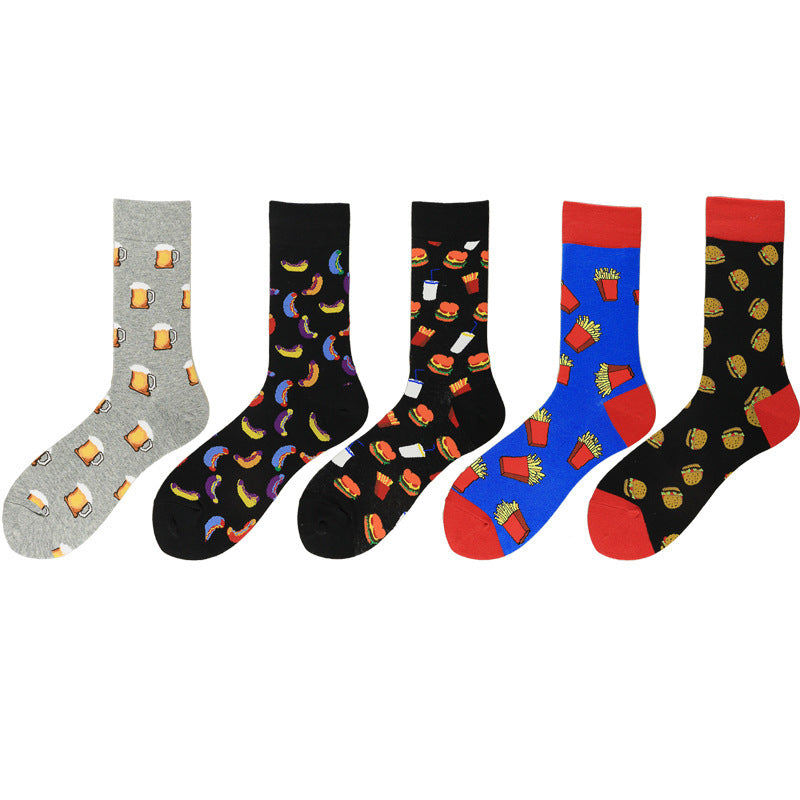 Creative and Versatile Food Cotton Tube Socks Limorista
