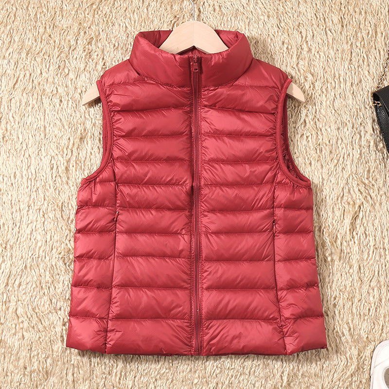 Lightweight down jacket women&