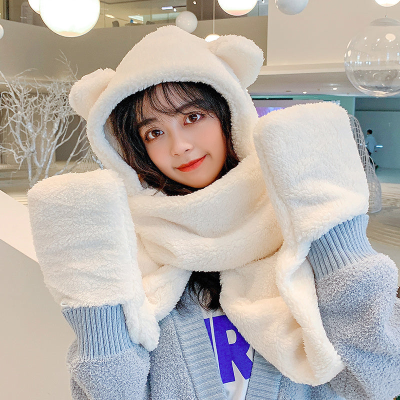 Bear ears scarf hat Limorista
