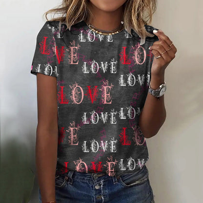 3D Digital Printing Summer New Loose Fashion Brand T-shirt For Women Limorista