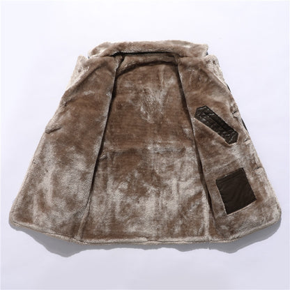Plush Large Lapel Suit Fur Plush Jacket Men Limorista
