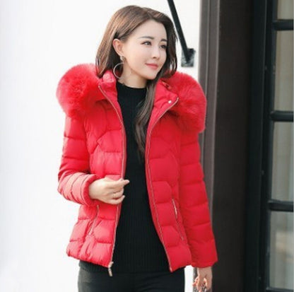 Unten Mantel Weibliche Dunne Winter Jacken Frauen Neue Heibe Pelz Kragen Mit Kapuze Warme Frauen Unten Jacke Oberbekleidung Winter Mantel Frauen Limorista