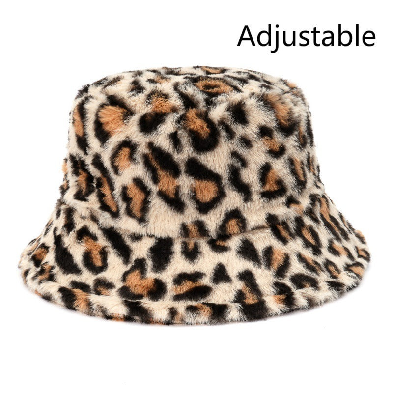 Cow Pattern Female Print Korean Fashion Plush Hat Limorista