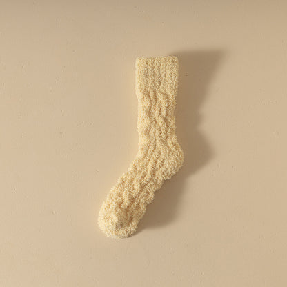 Coral Fleece Socks Women&