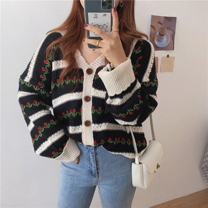 New Style Chain Link Loose Top Sweater Coat Limorista
