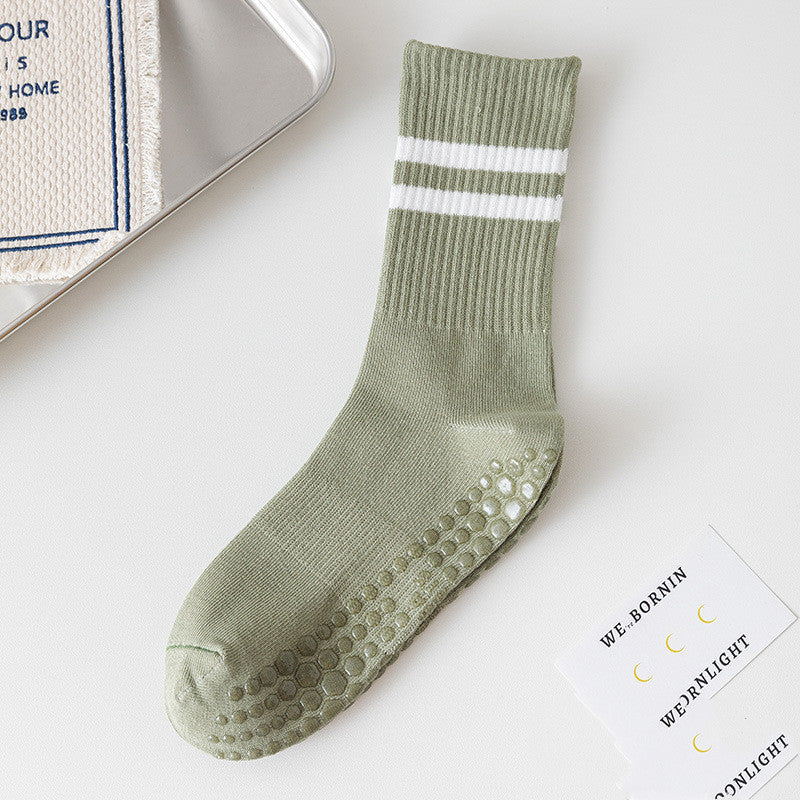 Indoor Anti Skid Wear Resistant Foot Guard Medium Tube Socks Limorista