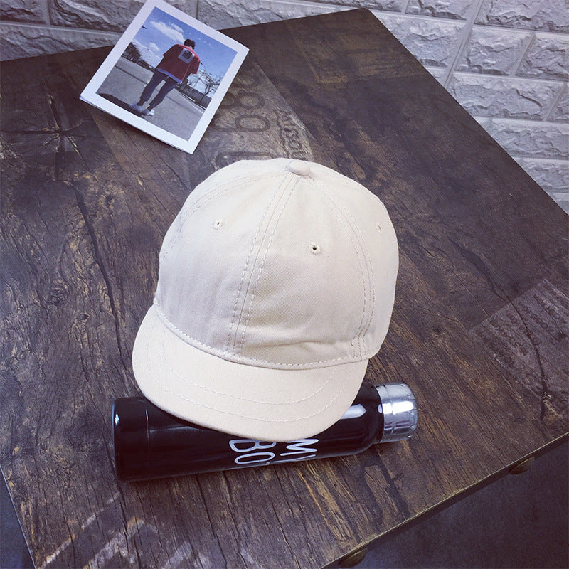 Retro Solid Color POW Hat Spring Short Brim Baseball Cap Male Mechanic Repair Cap Limorista
