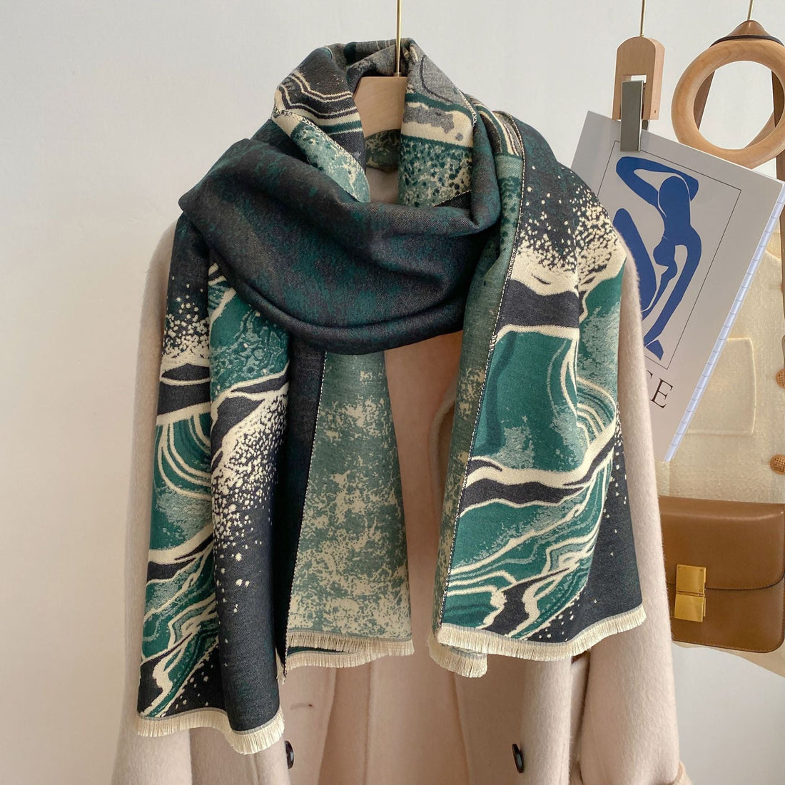 Style Double-sided Thickened Warm Scarf Limorista