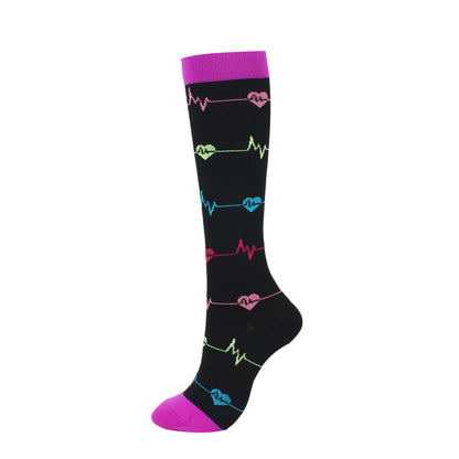 Ladies running stretch compression sports socks Limorista
