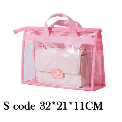 Bag Dust Bag Wardrobe Hanging Bag Storage Bag Pvc Transparent Waterproof Leather Bag Protection Storage Hanging Bag Limorista