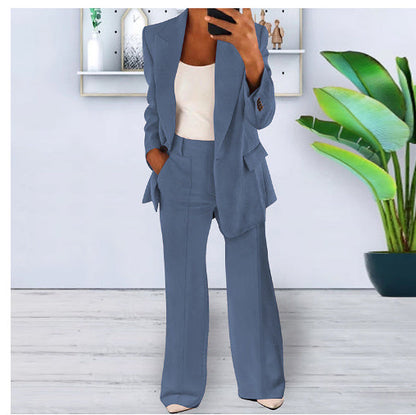 Lapel Slim-fit Cardigan Graceful Suit Jacket Limorista
