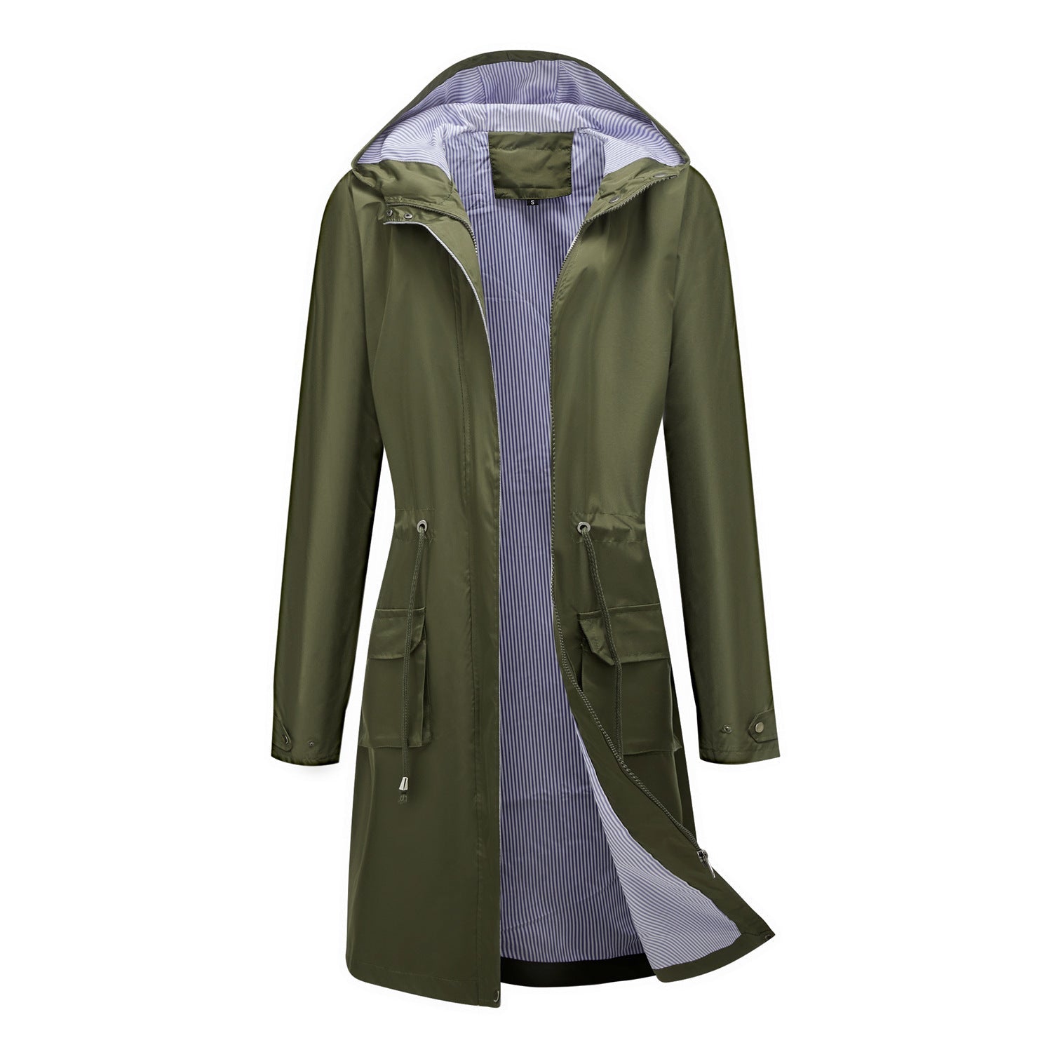 Long Casual Windbreaker Women&