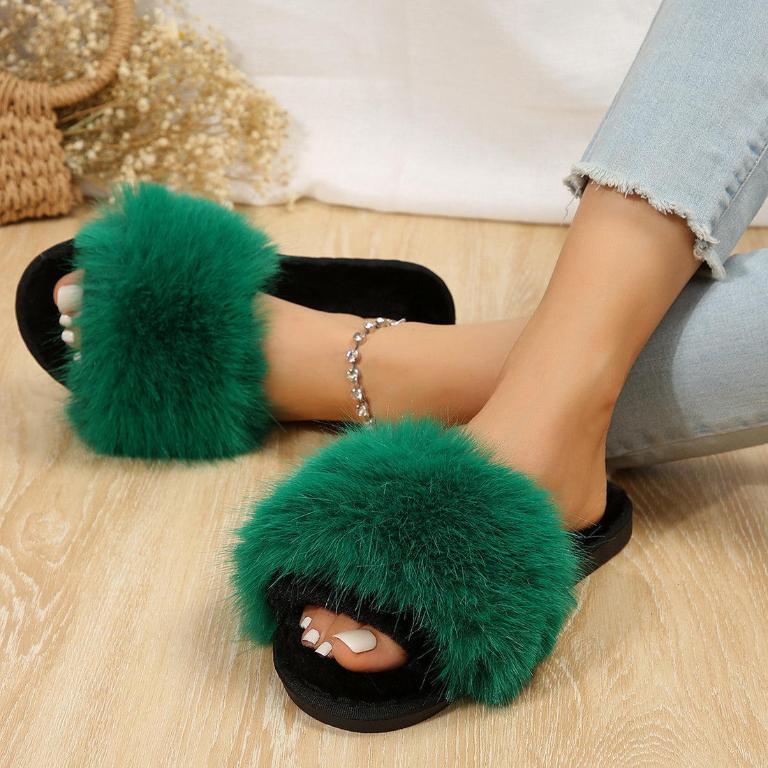 Autumn And Winter Thick-soled Cotton Slippers Shoes Autumn And Winter Limorista
