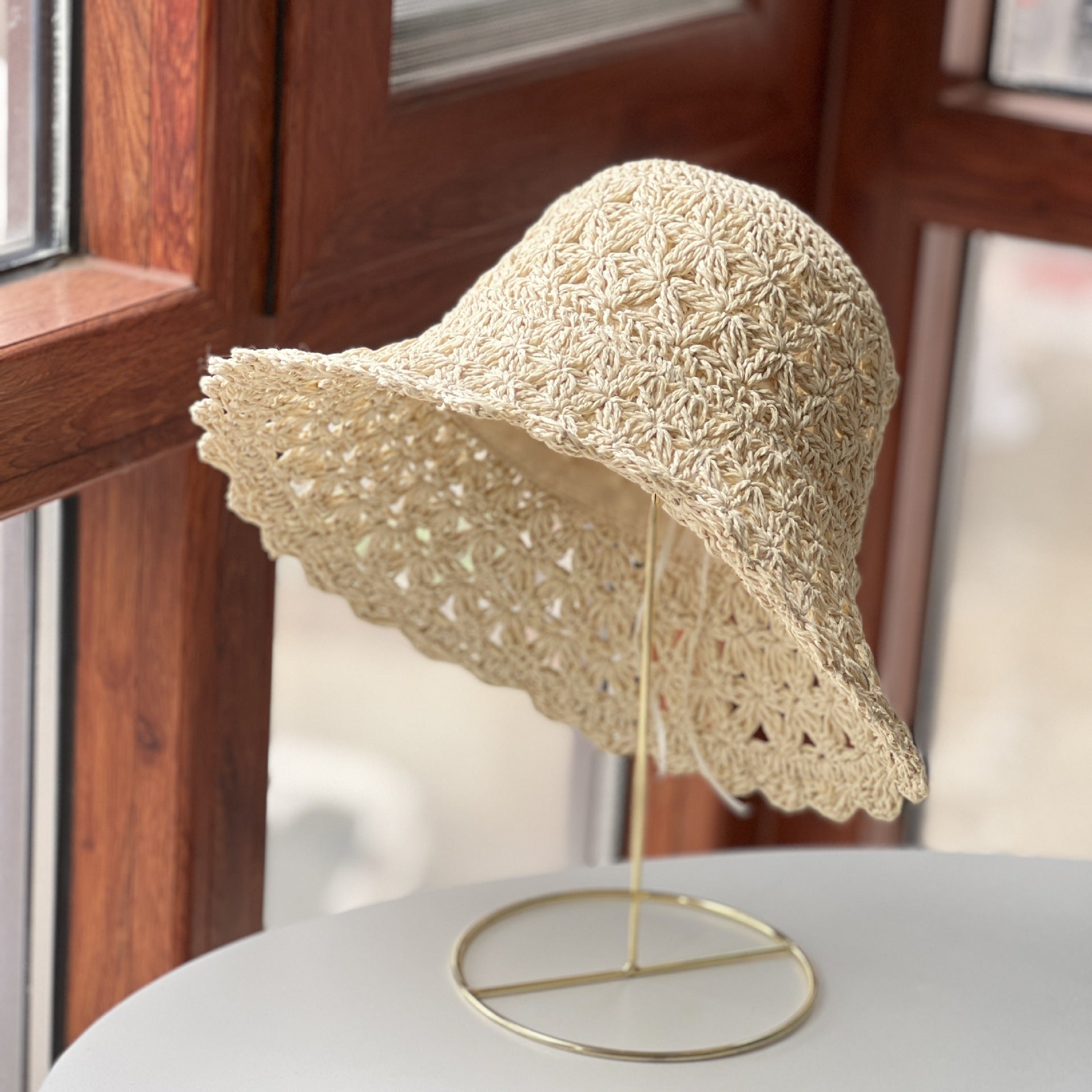 Summer Beach Sunshade Hollow Straw Hat Limorista