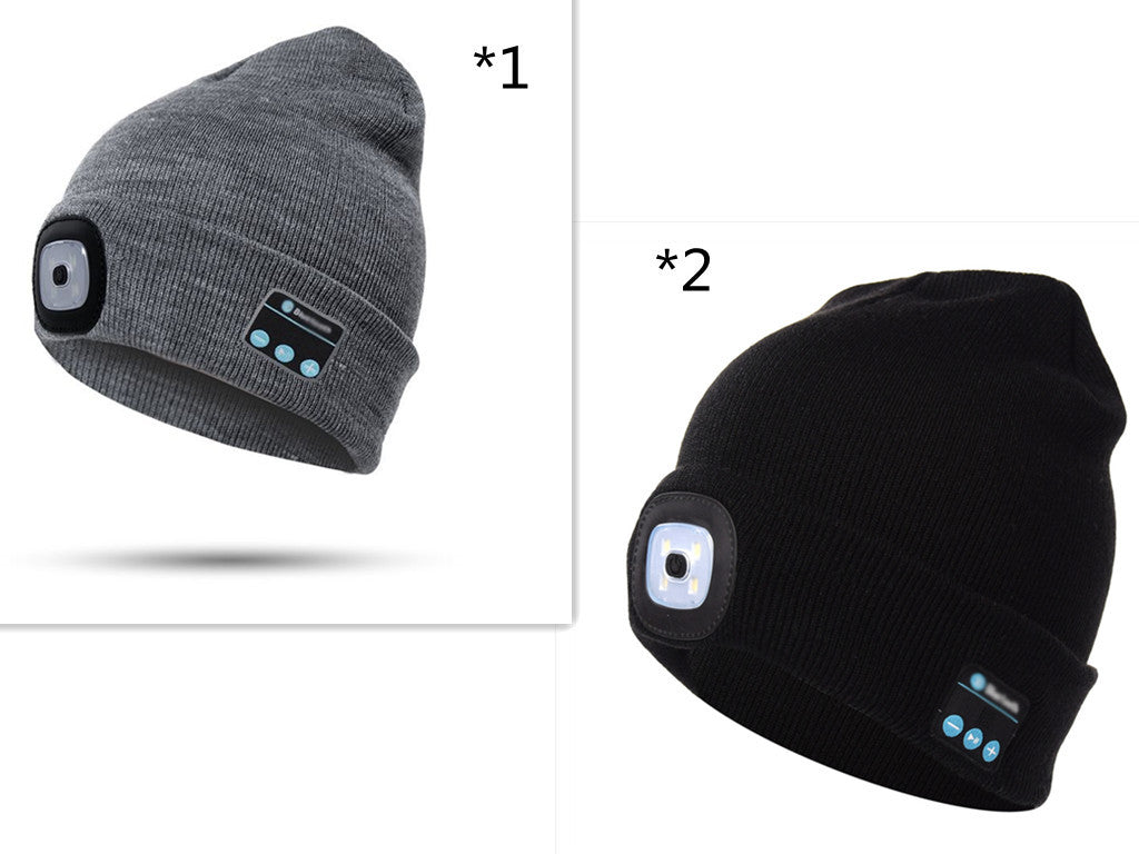 Bluetooth LED Hat Wireless Smart Headset Headphone Limorista