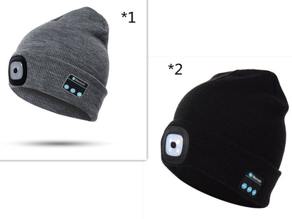 Bluetooth LED Hat Wireless Smart Headset Headphone Limorista