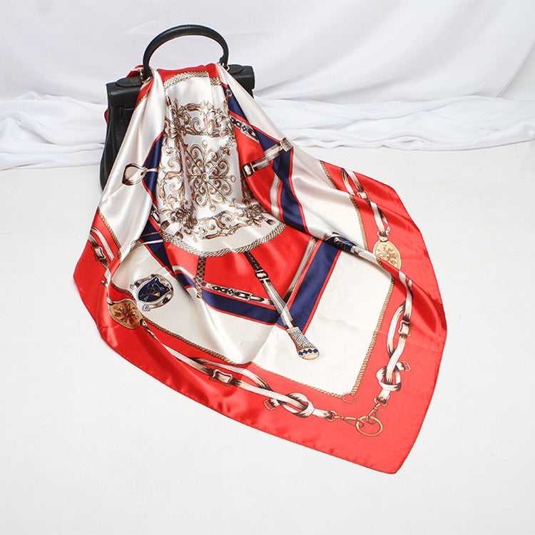 Digital Printed Square Silk Scarf Limorista