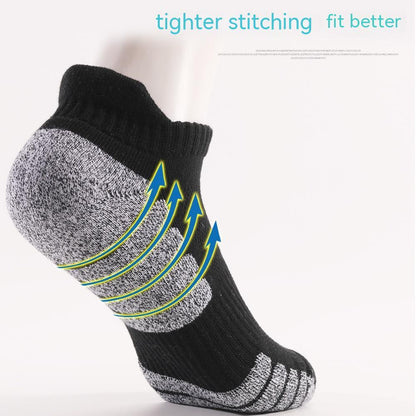 Thick Towel Bottom Socks For Running Non-slip Anti-sweat Breathable Limorista