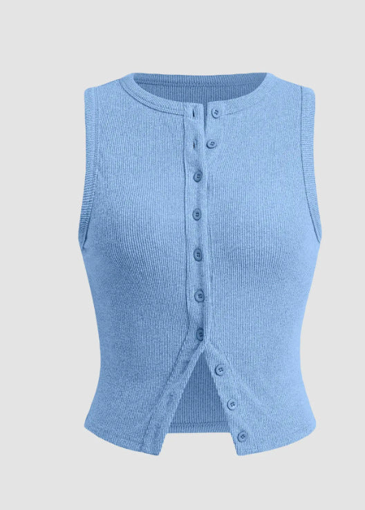 Slim Fit Sleeveless Waistcoat Vest Women Limorista