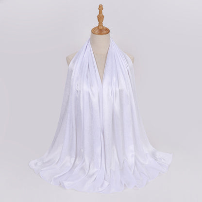 New Silk-like Silky Satin Scarf Limorista