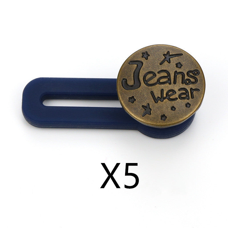 No Sew Jeans With Adjustable Expansion Waist Button Limorista