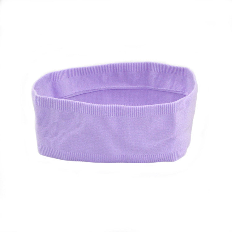 Non-slip Sports Antiperspirant Headband Nylon Monochromatic Headband Headwear Limorista
