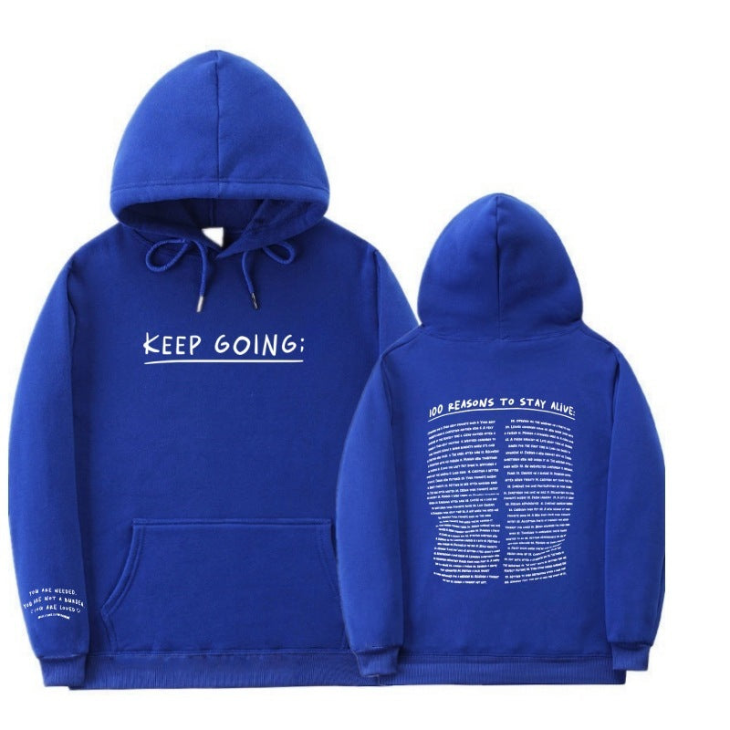 Letter Printing Long-sleeved Drawstring Hooded Sweatshirt With Pockets Fashion Sports Hoodie Womens Clothing Limorista