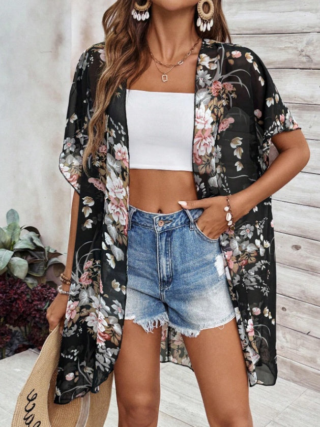 Summer Casual Short Sleeve Jacket For Women Limorista