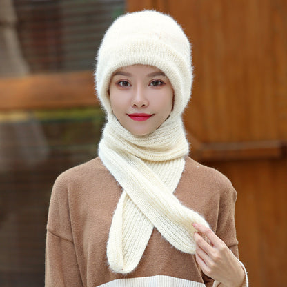 Hat And Scarf All-in-one Women&