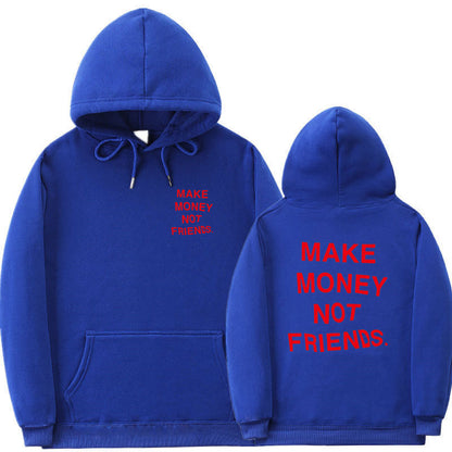 Letter printed Hoodie men&