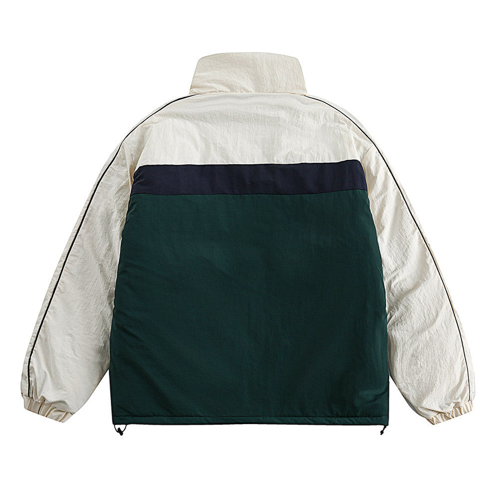 Casual Loose Solid Color Coat Japanese Trendy Cotton-padded Coat Limorista