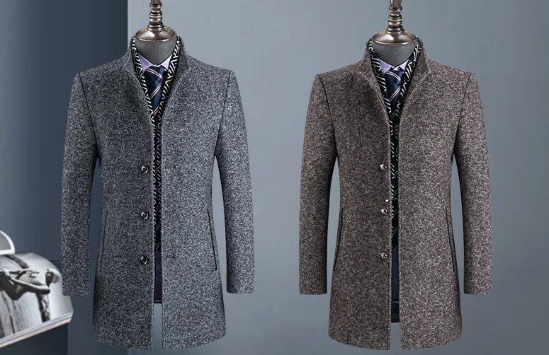 Winter wool thickened windbreaker man Limorista