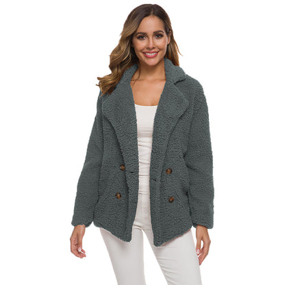 European And American Lamb Fleece Thickened Women&